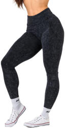 Nebbia NEBBIA x OLYMPIA Washed High Waisted Leggings GYM WARRIOR 776 black Női leggings S
