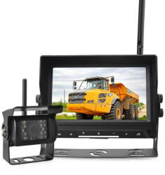 Vezeték nélküli kamera + 7" -os monitor szett 12V/24V