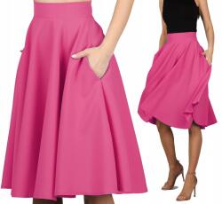 Aga i Patrycja XL-es Rózsaszín bő szabású midi tánc szoknya 42-es (0101024213)