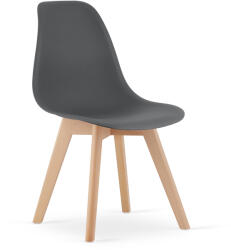  Sötétszürke KITO szék bükkfa lábakkal