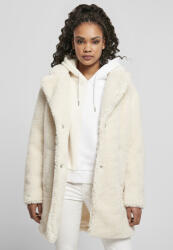 Urban Classics Ladies Oversized Sherpa Coat whitesand
