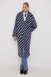 Benetton kabát gyapjú keverékből - kék S