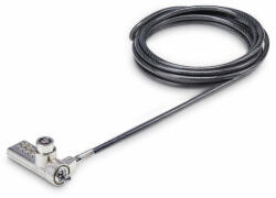 StarTech. com DUALKA10-LAPTOP-LOCK kábelzár Fekete, Acél 2 M (DUALKA10-LAPTOP-LOCK)