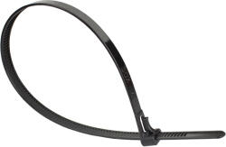 Alcasa KAB-R30S74 vezetékkötegelő Kioldható kötegelő Nejlon Fekete 100 db (KAB-R30S74)