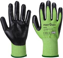 Portwest Green Cut nitrilhab Kesztyű Zöld/Fekete méret L (A645E8RL)