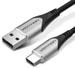Vention CODHH USB kábel USB 2.0 2 M USB A USB C Alumínium, Fekete (CODHH)