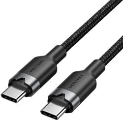 Vention USB-C to C cable, braided, 3A, 480Mbps, 60W, 2m, BK (TRDBH)