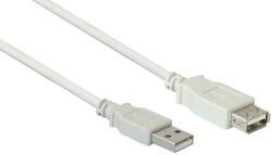 Alcasa 2511-OF2 USB kábel USB 2.0 1, 8 M USB A Fehér (2511-OF2)