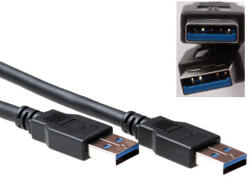 ACT SB0002 USB kábel USB 3.2 Gen 1 (3.1 Gen 1) 5 M USB A 5 Gbit/s Fekete (SB0002)