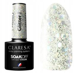 Claresa Hibrid Körömlakk Glitter Csillámokkal 01 (5902846079415)