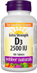 Webber Naturals Vitamin D3 2500 IU / 180 Tabs