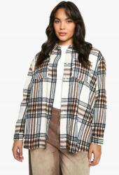 Boohoo Hosszú Ujjú Kockás Ing H9O B18__48