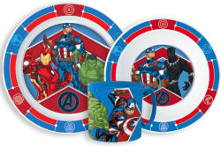  Bosszúállók Army étkészlet, micro műanyag szett bögrével 265 ml JVL33361 (JVL33361)