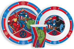  Bosszúállók Army étkészlet, micro műanyag szett, pohárral 260 ml JVL11165 (JVL11165)