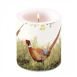 Ambiente Glorious pheasant átvilágítós gyertya 10cm