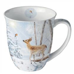 Ambiente Porcelán bögre - 400ml - Meeting in winterworld