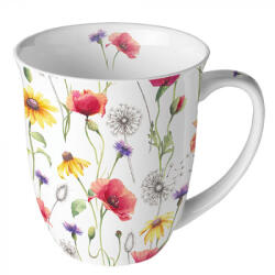 Ambiente Porcelán bögre - 400ml - Poppy Meadow