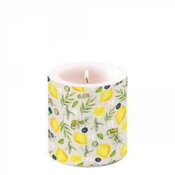 Ambiente Citromos olivás átvilágítós gyertya 8x7, 5cm