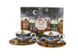 Duo Gift Porcelán Kávés Csésze szett - 90ml - Christmas City