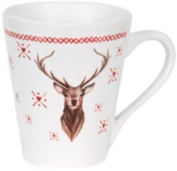 Clayre & Eef Karácsonyi Bögre - 300ml - Cosy Lodge