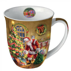 Ambiente Karácsonyi porcelán bögre - 400ml - Gifts under Christmas tree