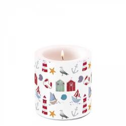 Ambiente Átvilágítós gyertya 8x7, 5cm Nautical items