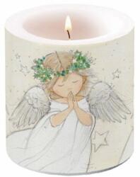 Ambiente Praying angel átvilágítós gyertya 8x7, 5cm