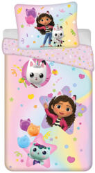 Jerry Fabrics Gabi babaháza Rainbow ágyneműhuzat 140×200cm, 70×90 cm JFK040324 (JFK040324)