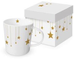 PPD Karácsonyi mintás porcelán bögre 400ml Stars on Canvas
