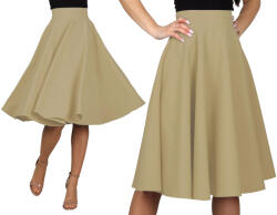 Aga i Patrycja XL MIDI Bézs térd alá érő midi szoknya 42-es (0101014211)