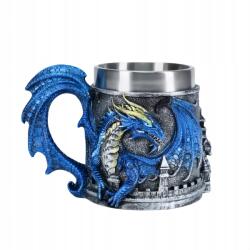  Söröskorsó Viking Tavern Thor's Blue Dragon Kávéskorsó (5905419561485)