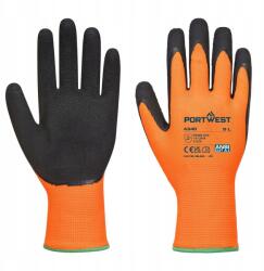 Portwest Grip latex figyelmeztető kesztyű En 388 (2121X) méret S Narancssárga/Fekete (TPCI72ZB)