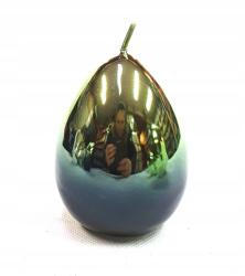  Gyertya Metallic Shaded Tojás 90x50 mm Világos Zöld (KD11405)