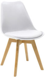 PAKKETO Scaun Gaston, Alb, 54x49x83 cm (271-000001)