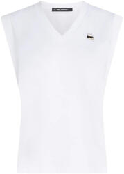 Karl Lagerfeld Top Ikon V-Neck B1W17036 100 white (B1W17036-100 white)