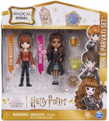 Spin Master Harry Potter Wizarding World Magical Minis Set 2 Figurine Ron si Parvati (6064902) - edanco Figurina