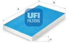 UFI Filtru, aer habitaclu UFI ARGENTIUM 34.145. 00 (34.145.00)