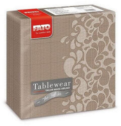 FATO Airlaid szalvéta 40x40cm Drops mogyoró 50 lapos (DA503XSZAD88443400)