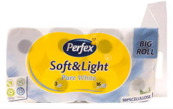 Perfex Soft&Light Pure White WC papír - 3 rétegű, 16 tekercs (DA503XSZPE8606034950124)