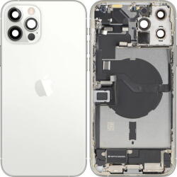 Apple Piese si componente Capac Baterie Apple iPhone 12 Pro Max, Cu Carcasa Mijloc, Full Parts, Argintiu, Swap (cb/369167/fullp/sw) - vexio