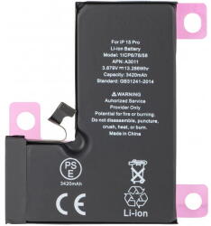 Aftermarket Piese si componente Acumulator Apple iPhone 15 Pro, Diagnostic High Capacity (acu/ai15p/di) - vexio