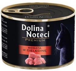 Dolina Noteci Premium Borjúhúsban gazdag eledel felnőtt macskák számára 185 g
