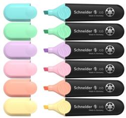 Schneider Evidențiator pastel Schneider Job - set de 6 bucăți