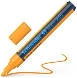 Schneider Marker cu cretă, 2-3 mm, SCHNEIDER "Maxx 265", portocaliu