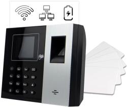 Munkaidő- és jelenlétrögzítő + LAN, pótakkumulátor, Wiegand TimeLok-300NWEPBI IC + 15 HD-RWC01 kártya
