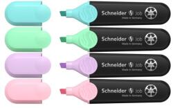Schneider Evidențiator pastel Schneider Job - set de 4