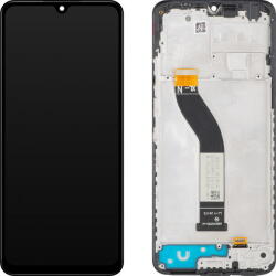 MP Piese si componente Display cu Touchscreen MP compatibil cu Xiaomi Poco C75 / Redmi 14C, cu Rama, Negru (dis/mp/xpc/cu/ne) - pcone