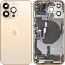 Apple Piese si componente Capac Baterie Apple iPhone 13 Pro, Cu Carcasa Mijloc, Full Parts, Auriu, Swap (cb/369185/fullp/sw) - pcone