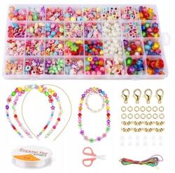  Gyöngykészlet saját ékszerek készítéséhez, 900 db (Oświetlenie Ogrodowe Balkonowe Tarasowe)