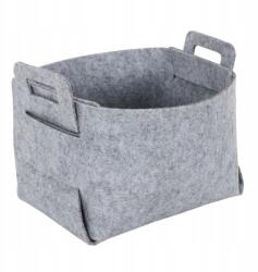 Intesi Filc kosár tárolódoboz S méret szürke, összecsukható (5902385796750)